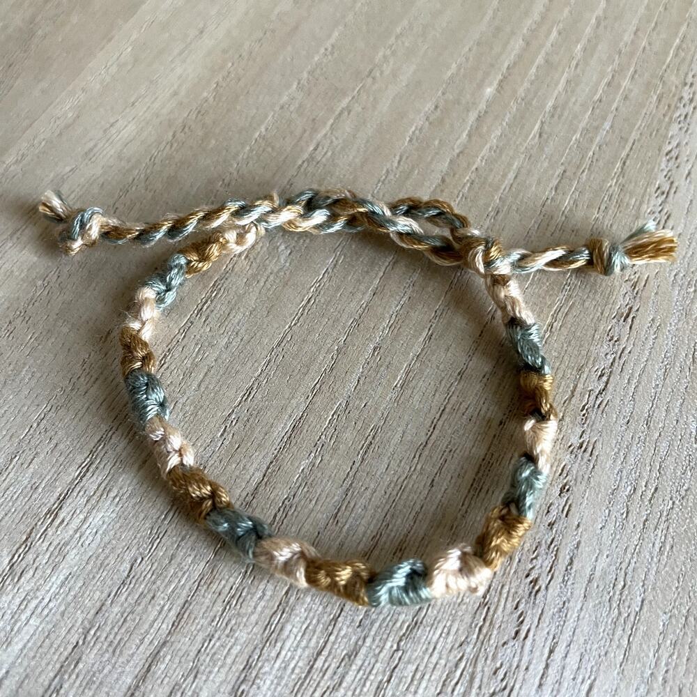 Emi Bracelet anklet trendy comfortable‎ tie embroidery thread woven gift